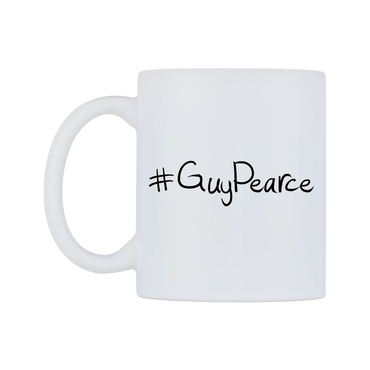 GuyPearce Mug — mug, right side, on a white background