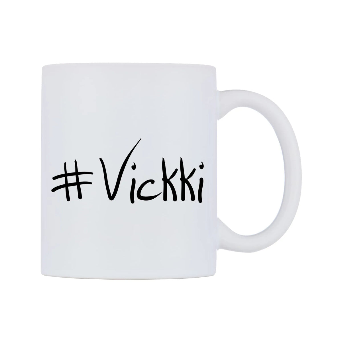 Vickki Mug — mug, left side, on a white background