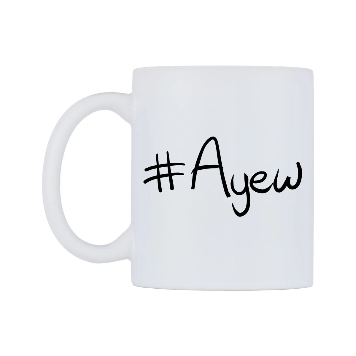 Ayew Mug — mug, right side, on a white background