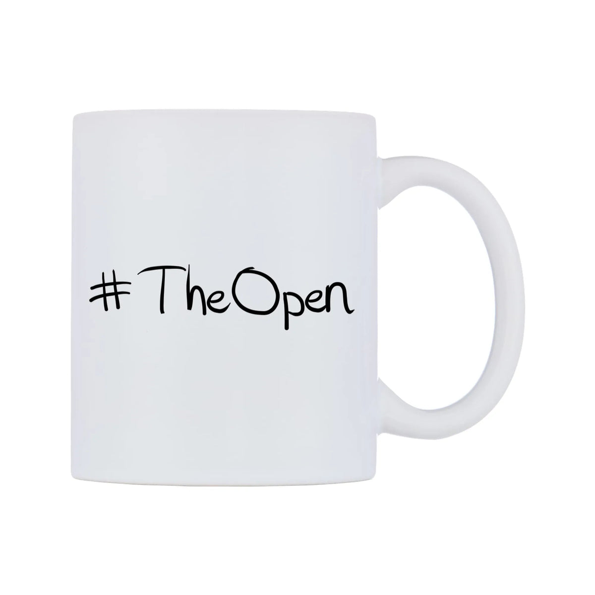 TheOpen Mug — mug, left side, on a white background