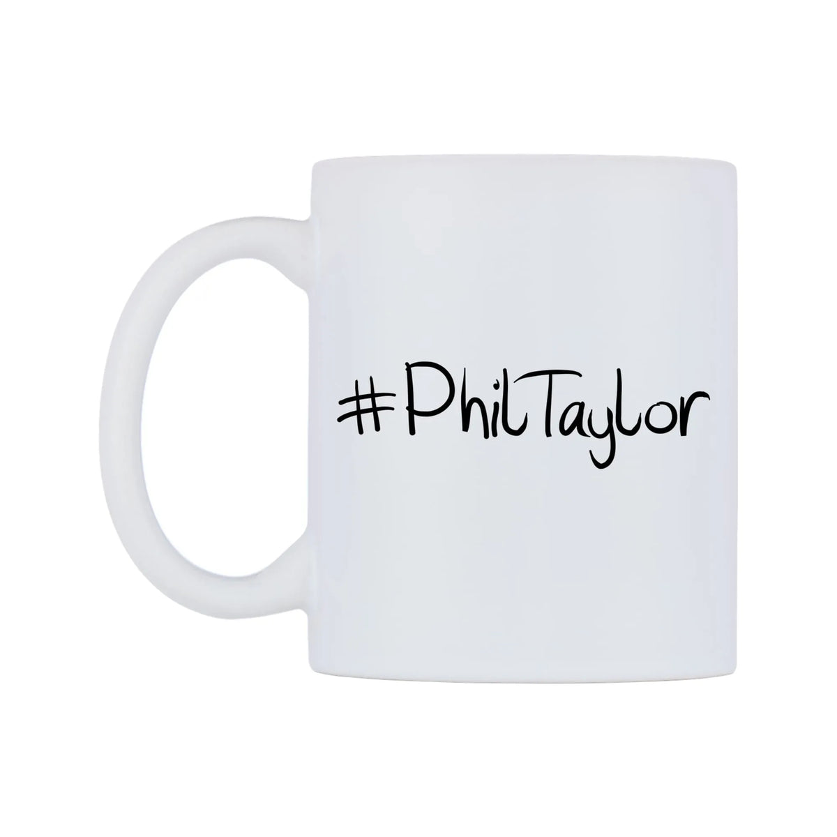 PhilTaylor Mug — mug, right side, on a white background