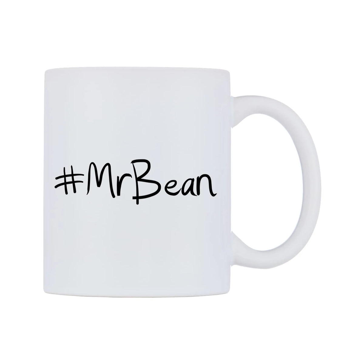 MrBean Mug — mug, left side, on a white background
