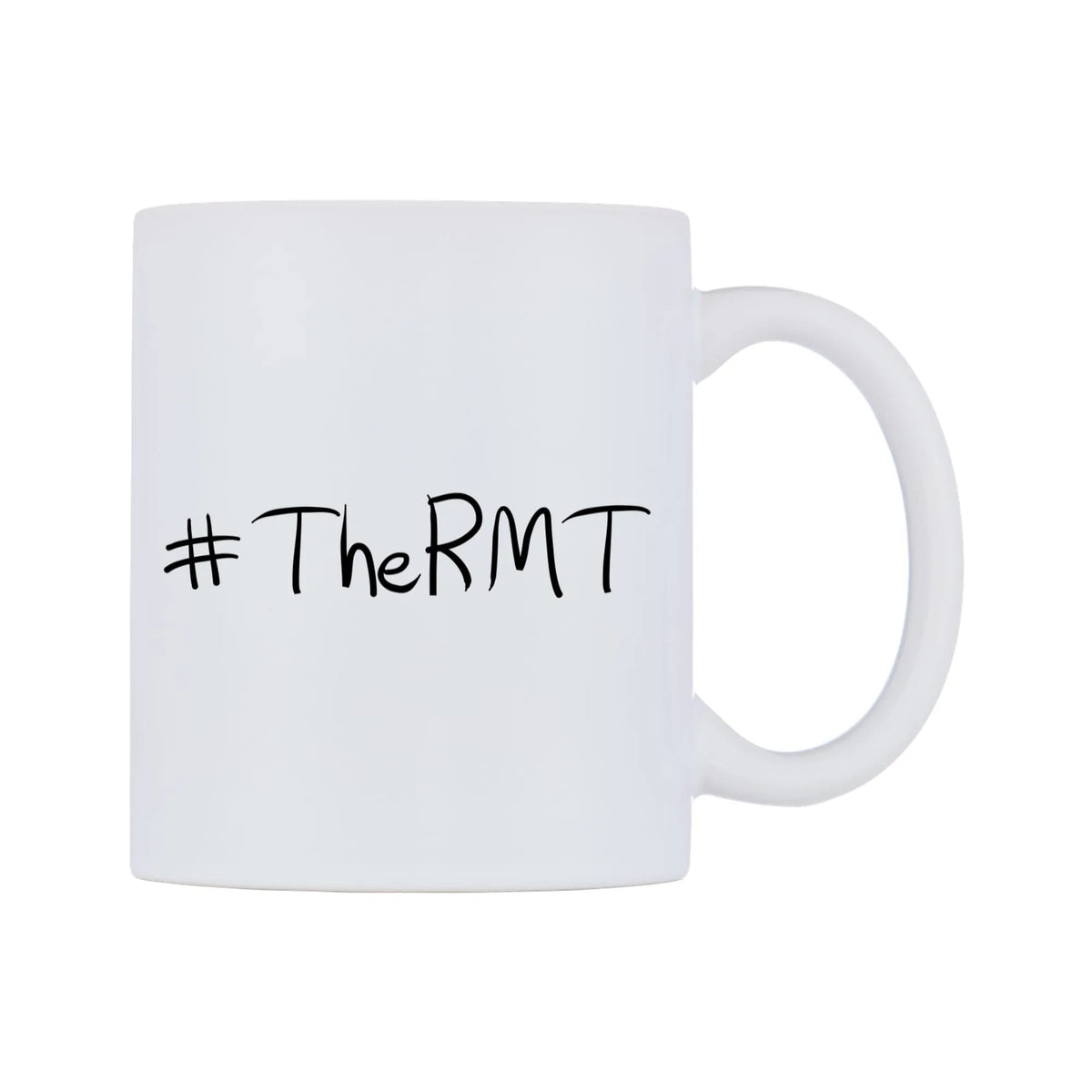 TheRMT Mug — mug, left side, on a white background