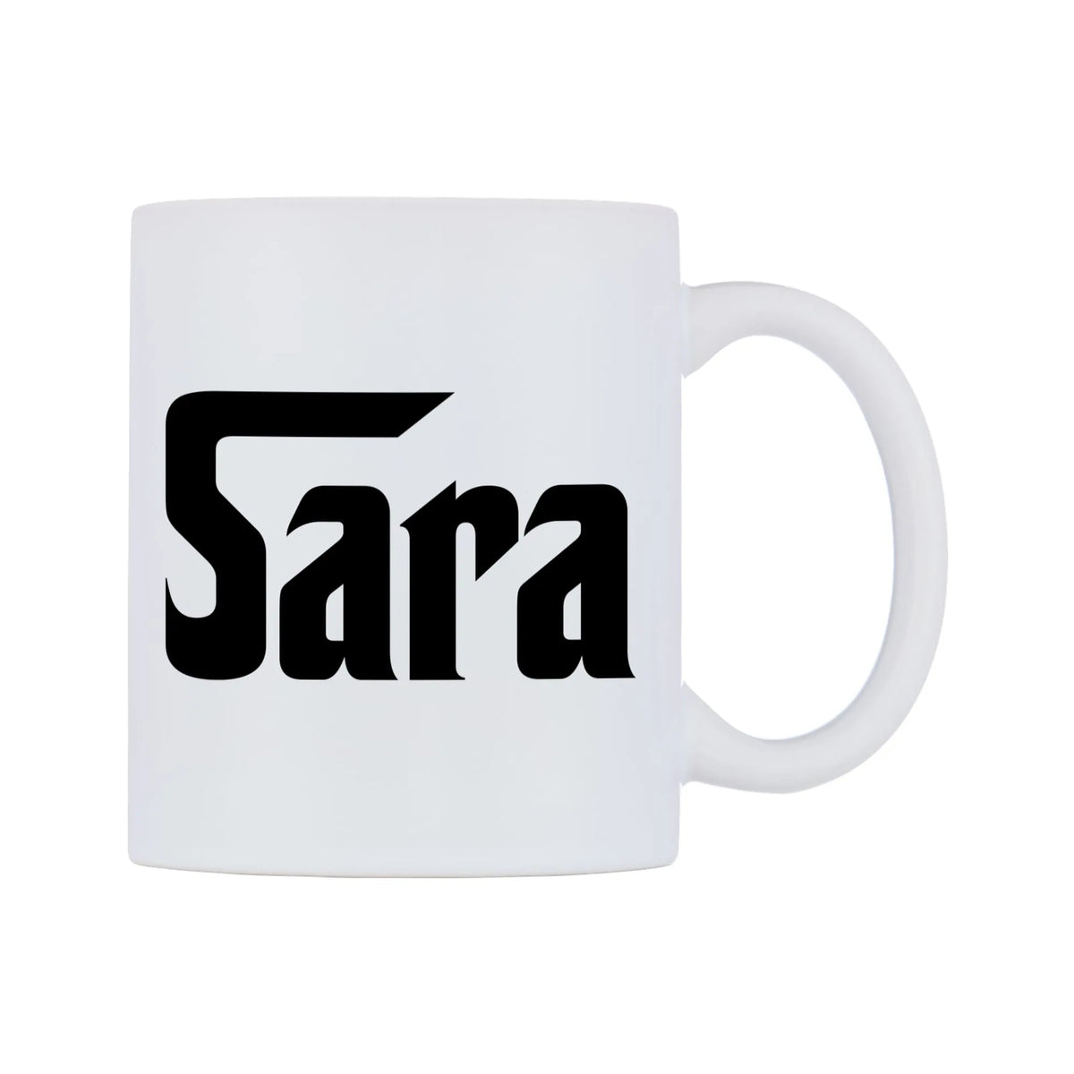 Sara - Godfather Themed Mug — white 11oz gloss mug, left side, on a white background