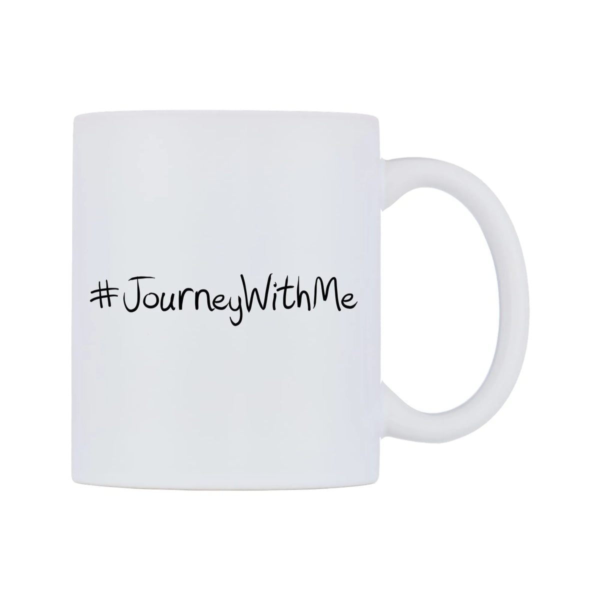 JourneyWithMe Mug — mug, left side, on a white background