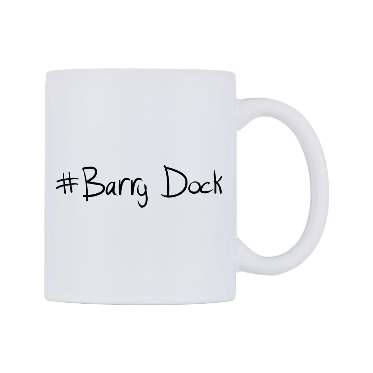 Barry Dock Mug — mug, left side, on a white background