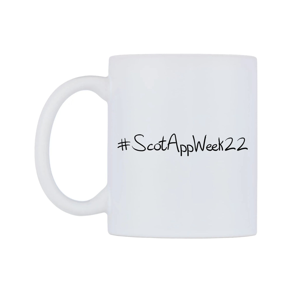 ScotAppWeek22 Mug — mug, right side, on a white background
