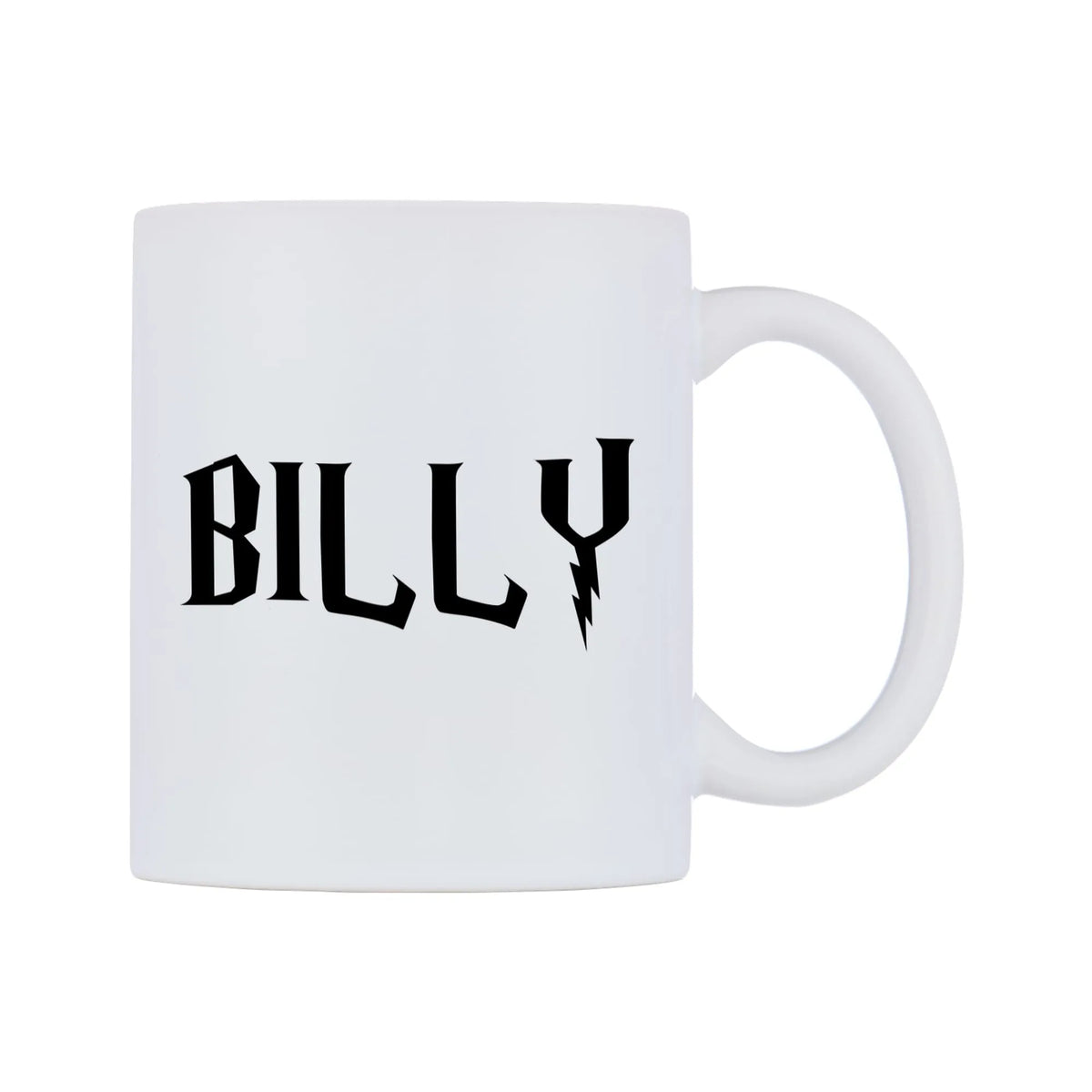 Billy - Wizard Themed Mug — white 11oz gloss mug, left side, on a white background