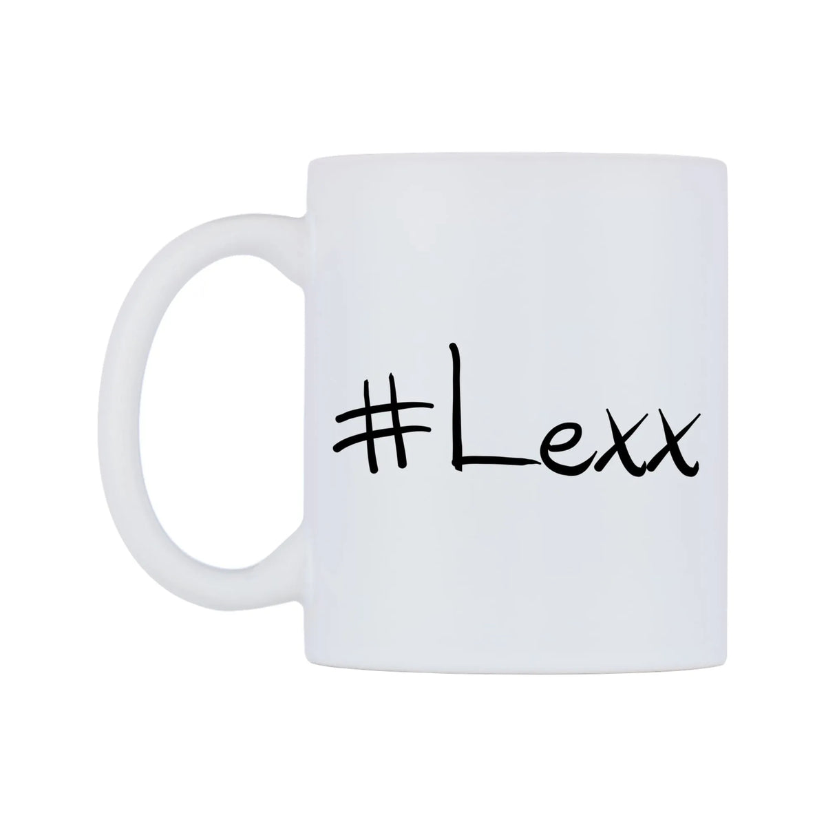Lexx Mug — mug, right side, on a white background