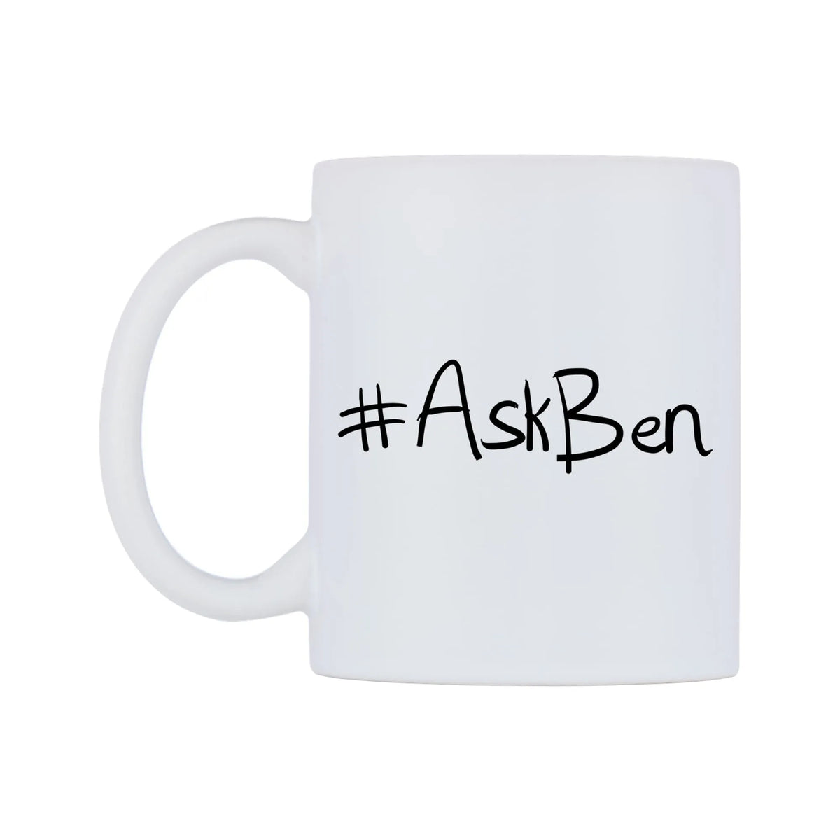 AskBen Mug — mug, right side, on a white background
