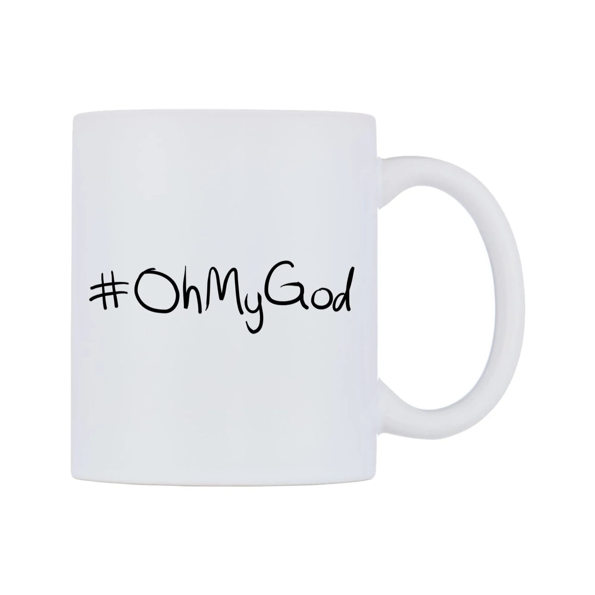 OhMyGod Mug — mug, left side, on a white background