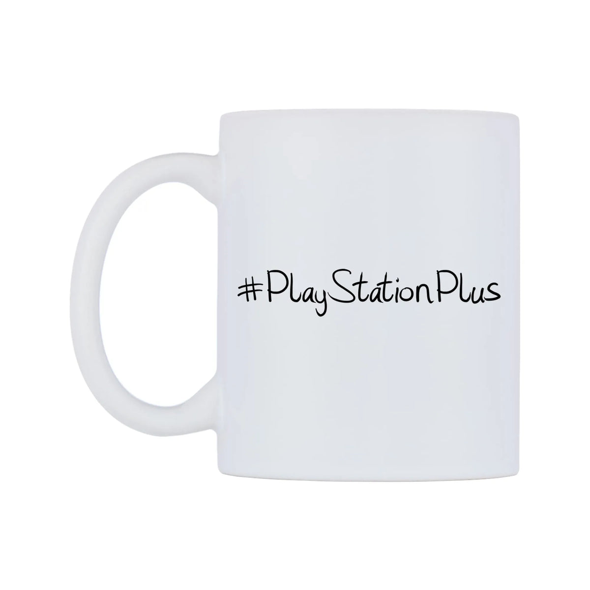 PlayStationPlus Mug — mug, right side, on a white background