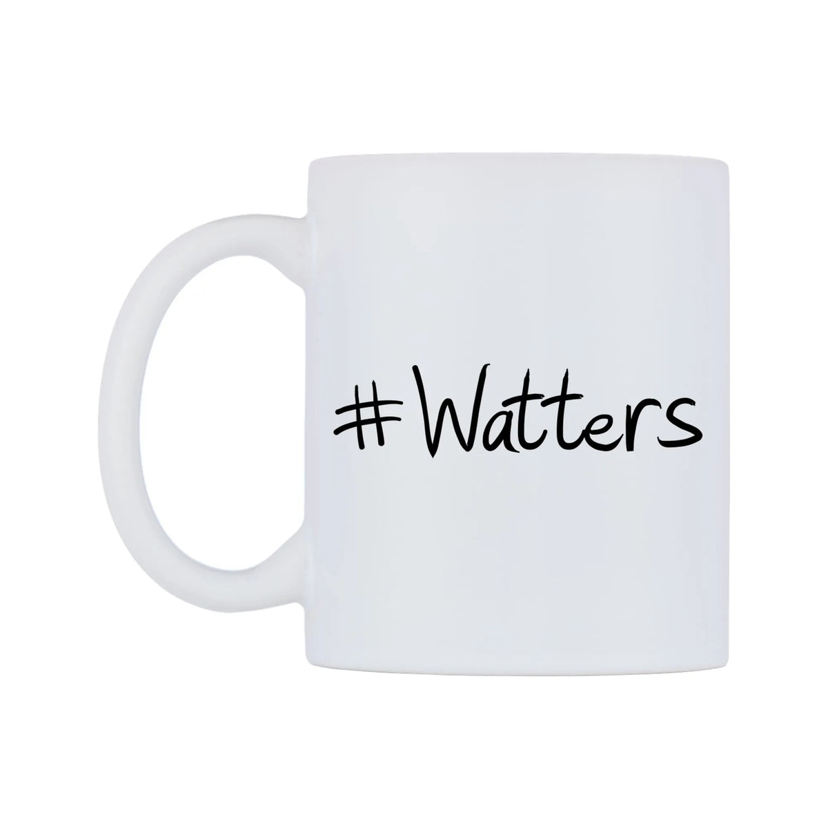Watters Mug — mug, right side, on a white background