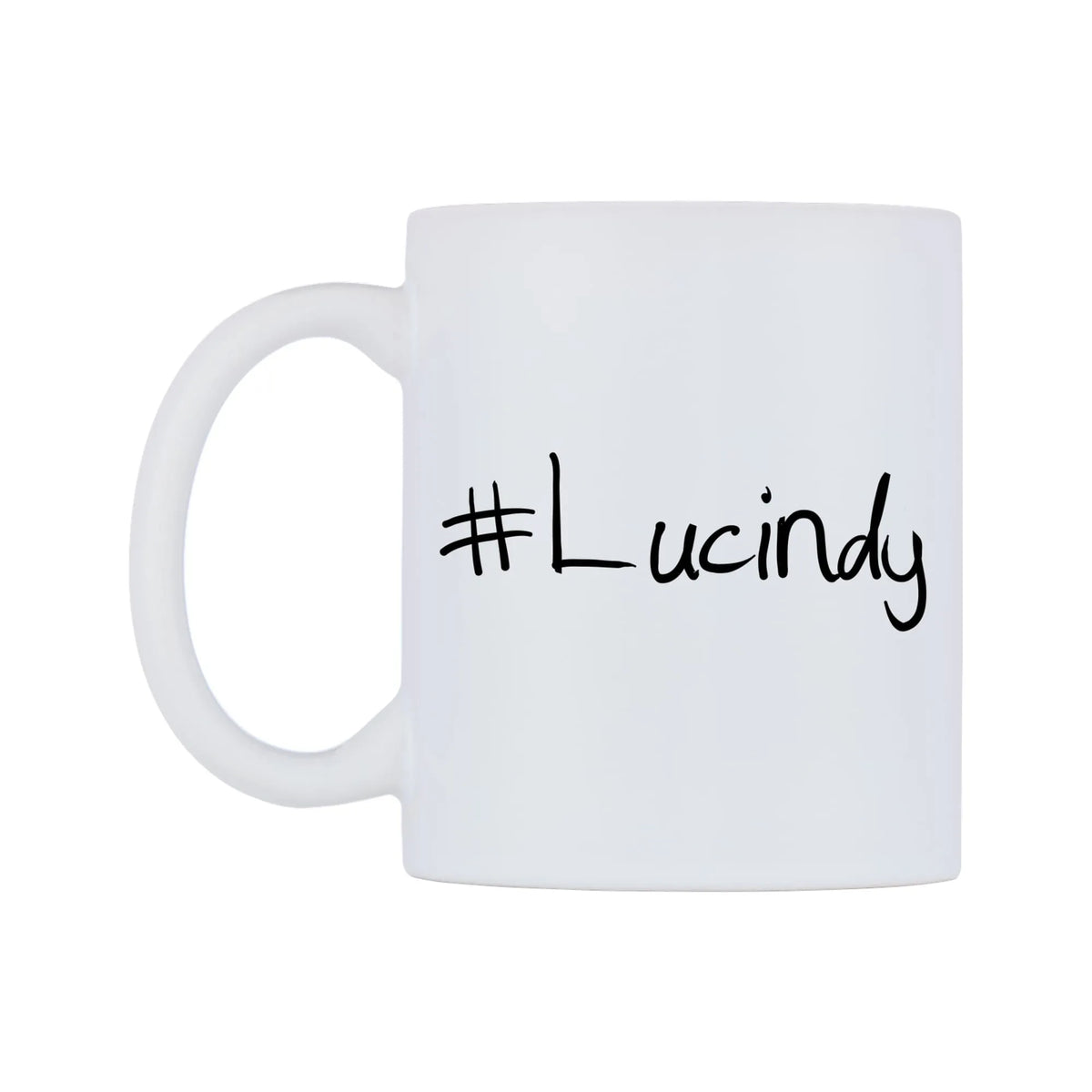 Lucindy Mug — mug, right side, on a white background