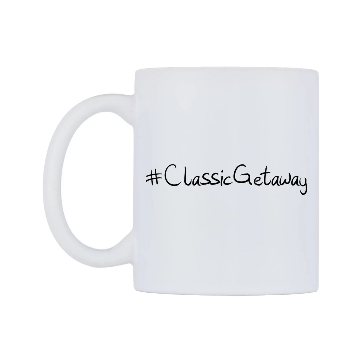 ClassicGetaway Mug — mug, right side, on a white background