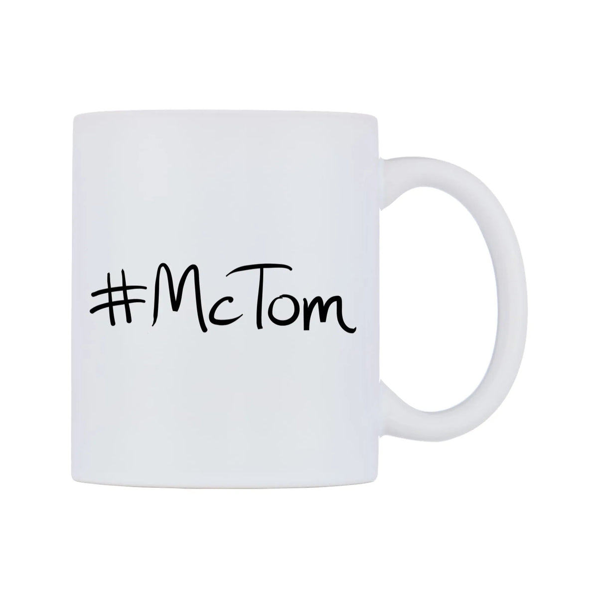 McTom Mug — mug, left side, on a white background