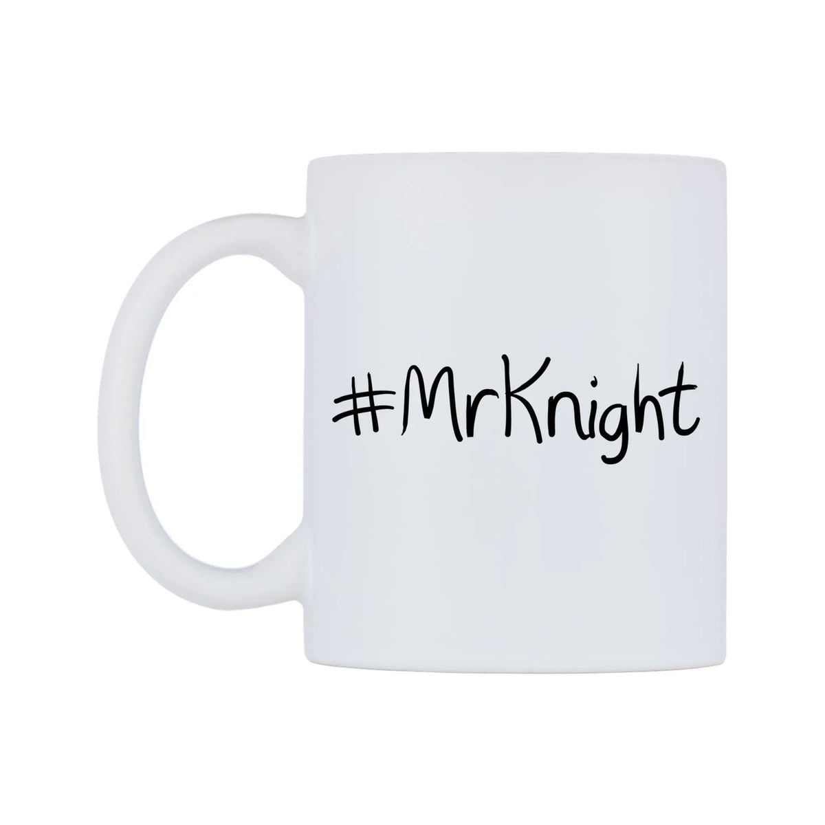 MrKnight Mug — mug, right side, on a white background