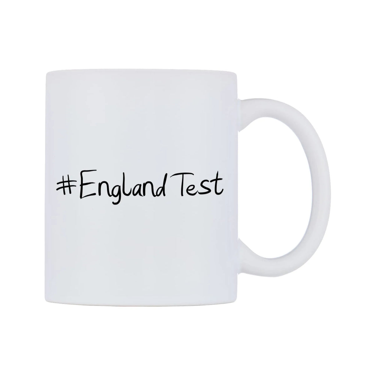 EnglandTest Mug — mug, left side, on a white background