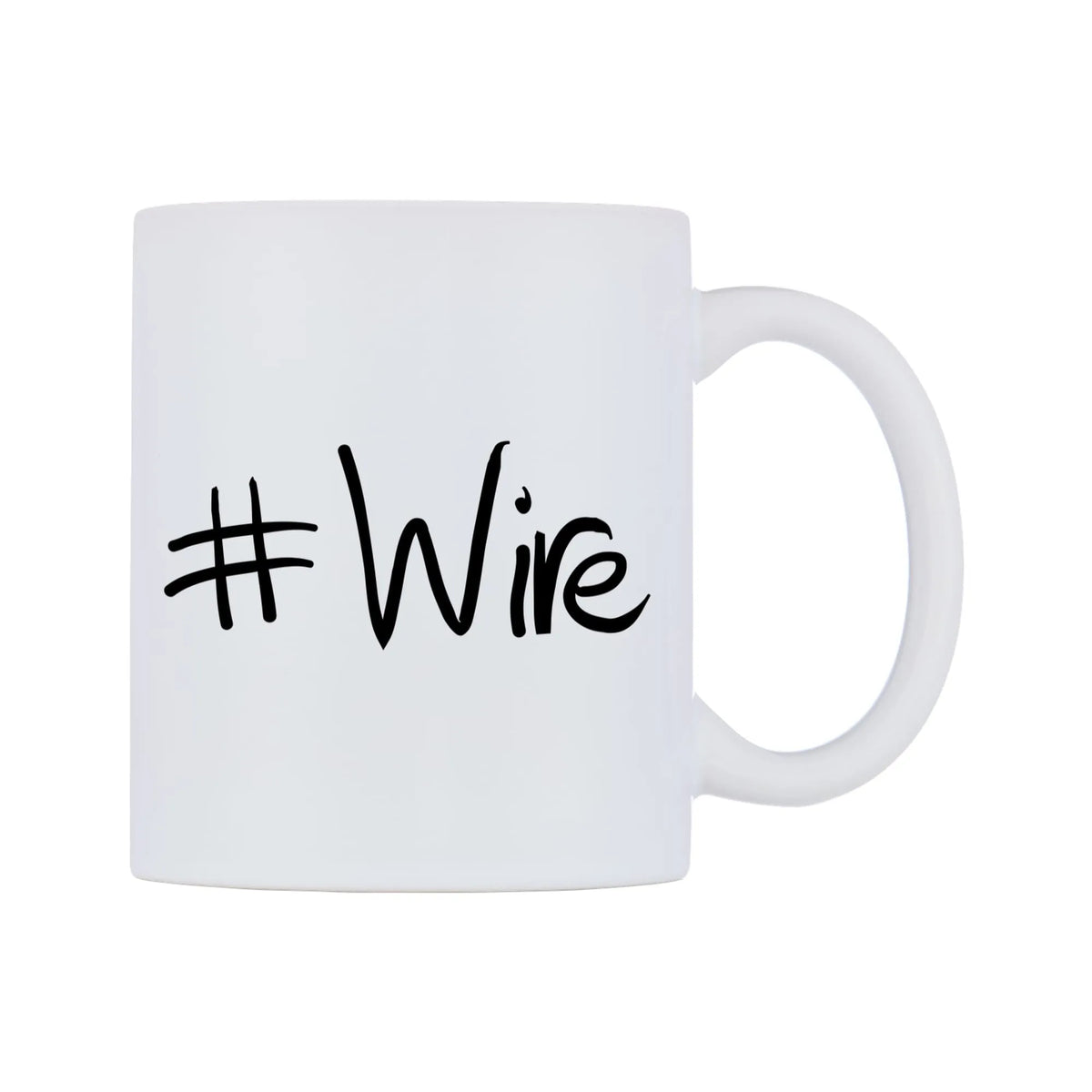 Wire Mug — mug, left side, on a white background
