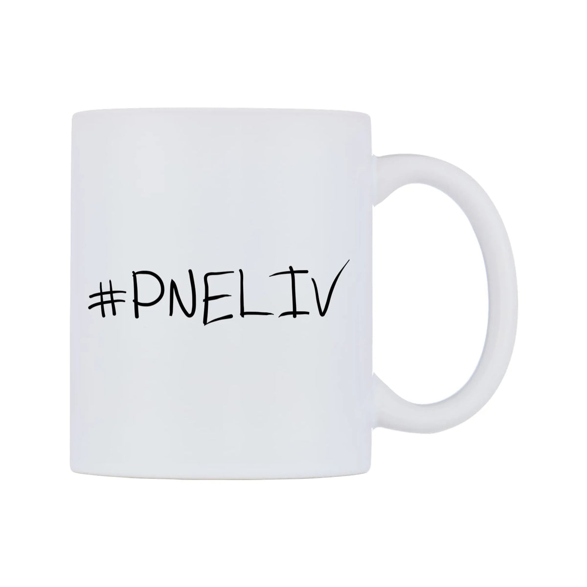 PNELIV Mug — mug, left side, on a white background
