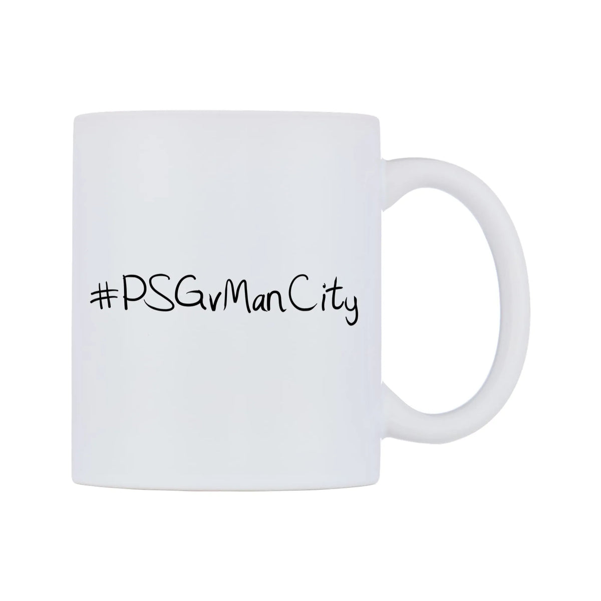 PSGvManCity Mug — mug, left side, on a white background