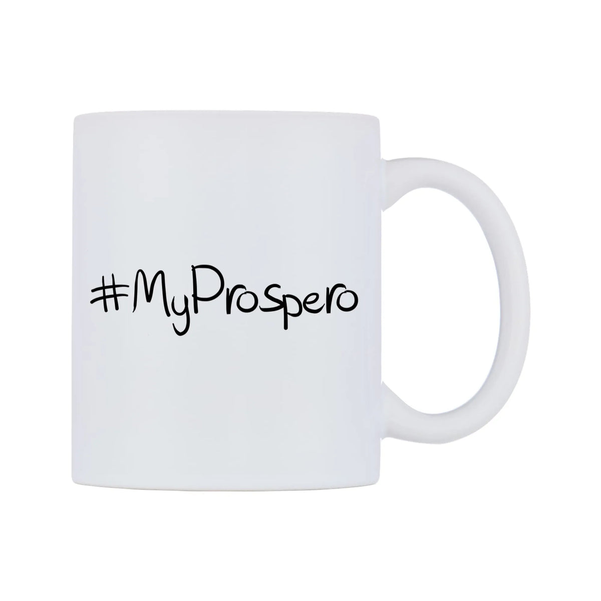 MyProspero Mug — mug, left side, on a white background