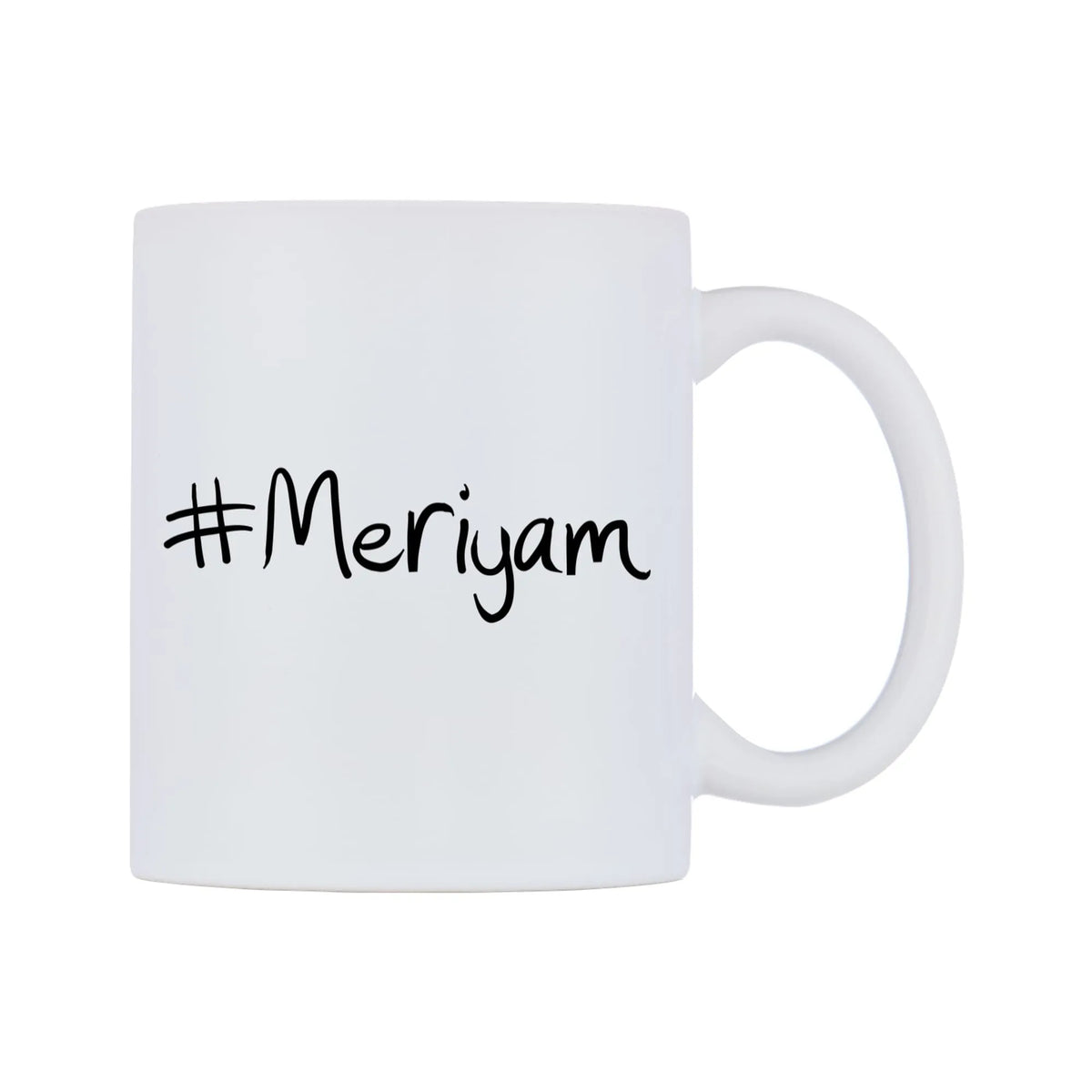 Meriyam Mug — mug, left side, on a white background