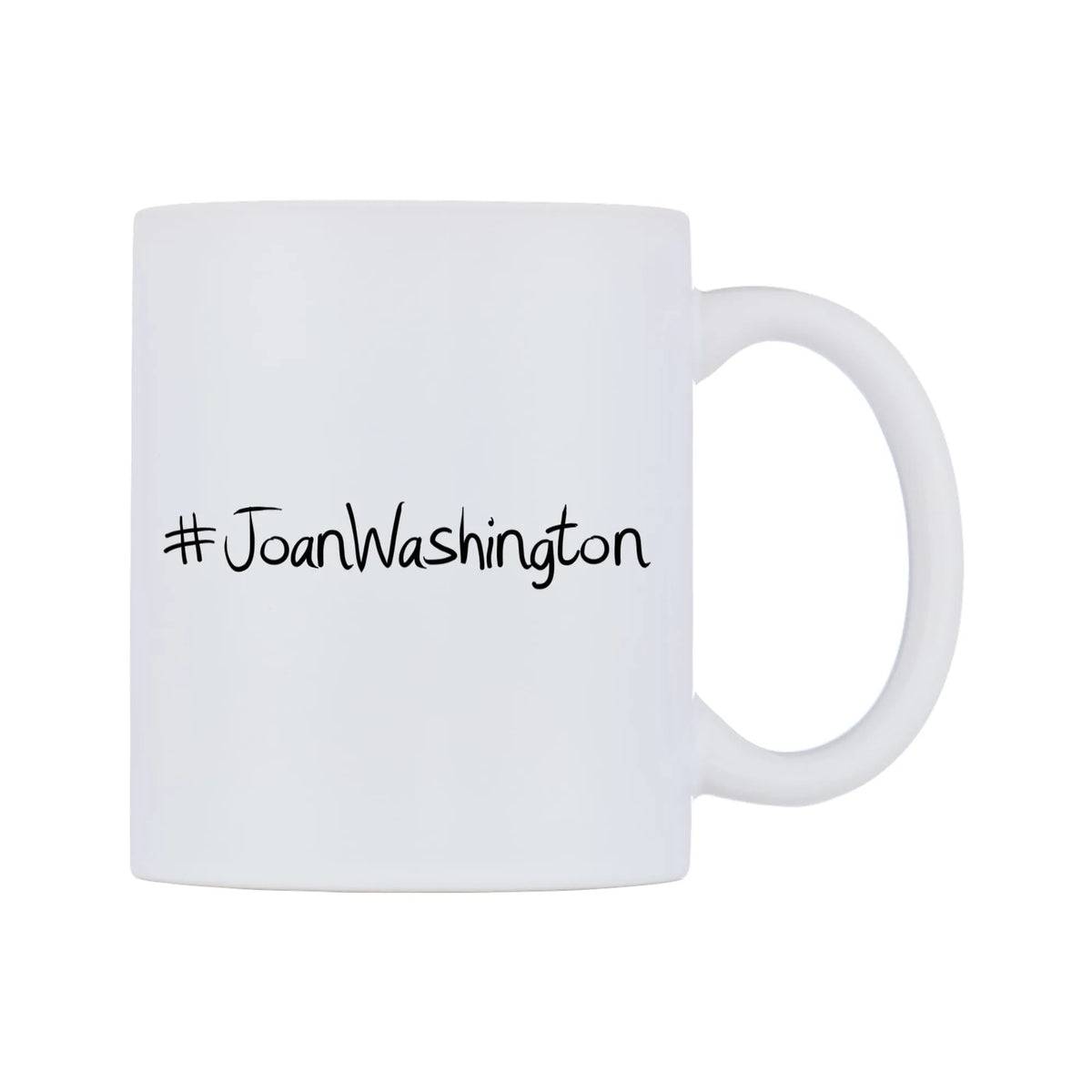 JoanWashington Mug — mug, left side, on a white background