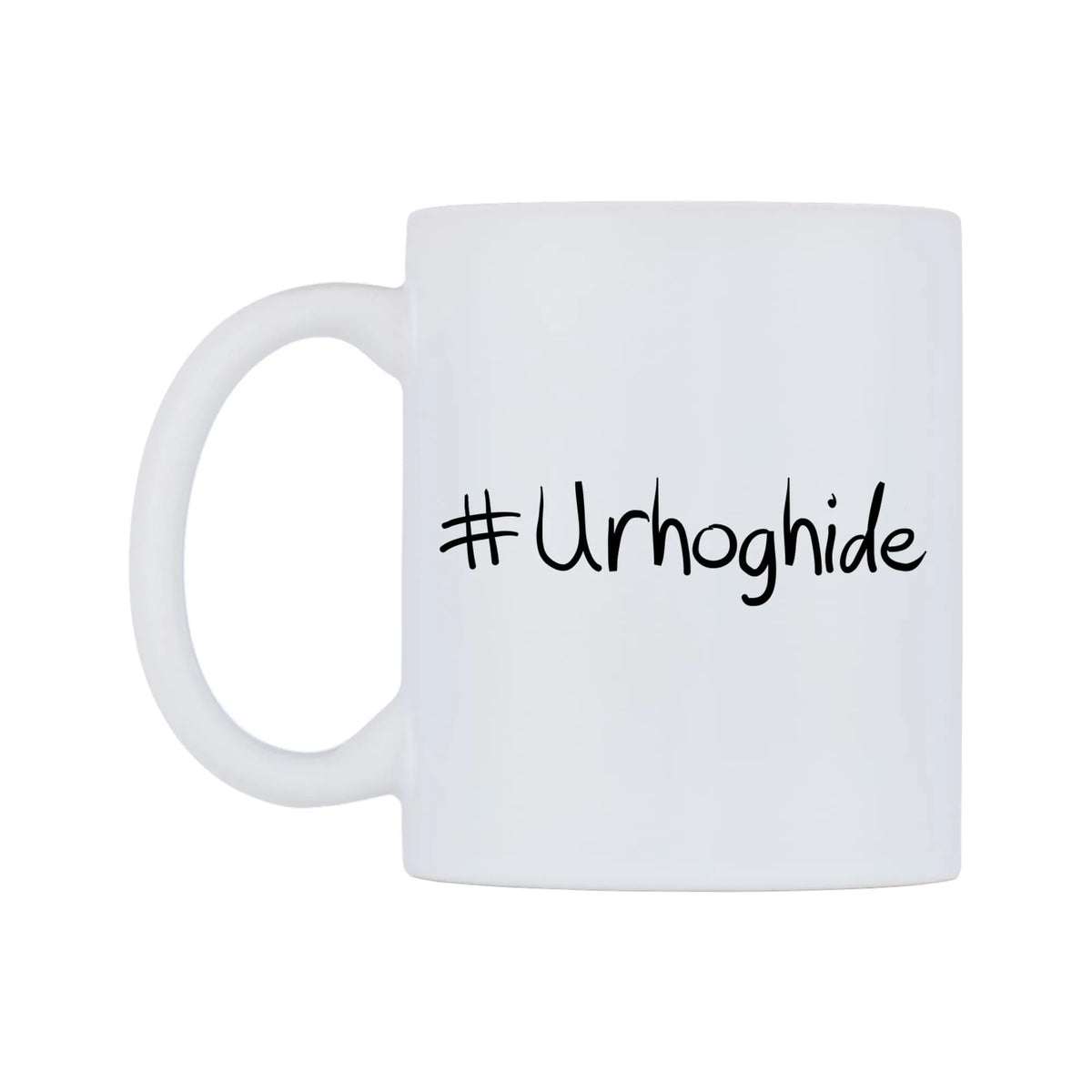 Urhoghide Mug — mug, right side, on a white background