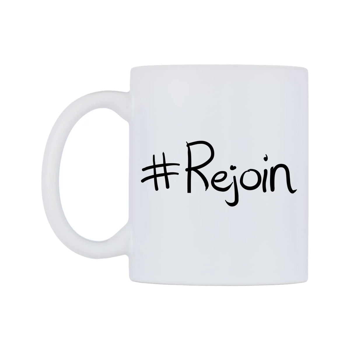 Rejoin Mug — mug, right side, on a white background