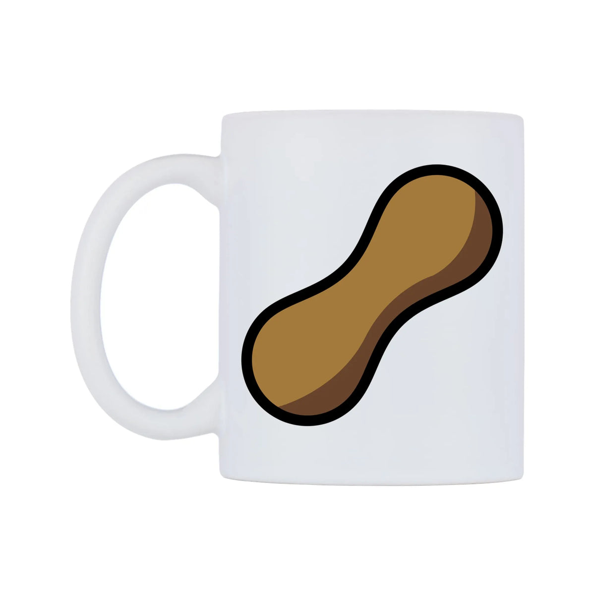 Peanuts Emoji Mug — mug, right side, on a white background