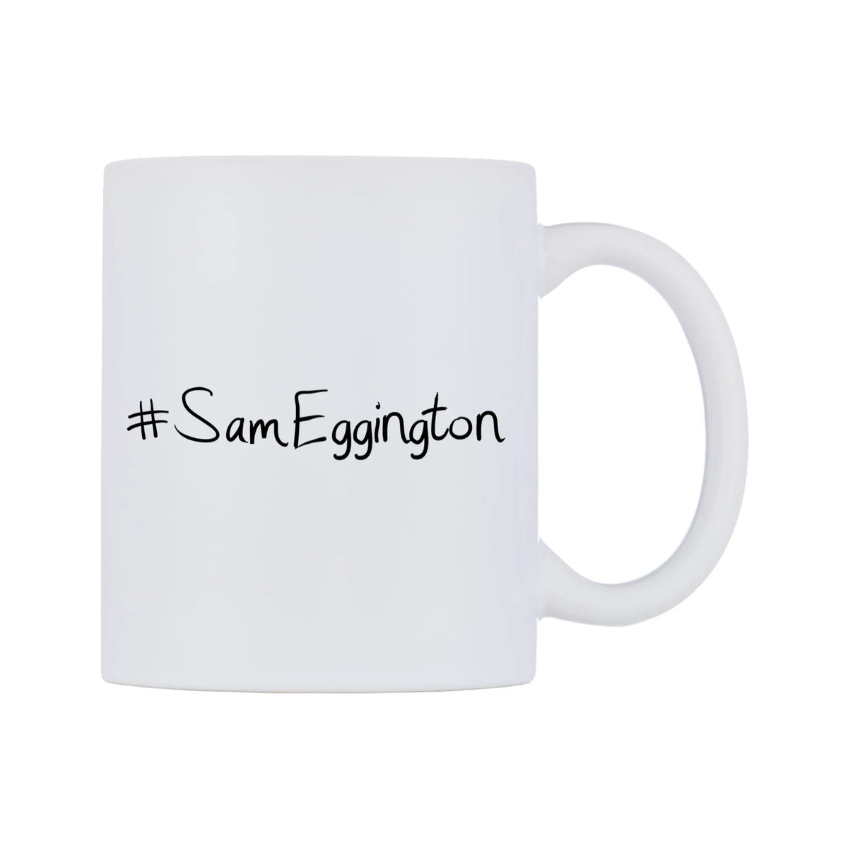 SamEggington Mug — mug, left side, on a white background