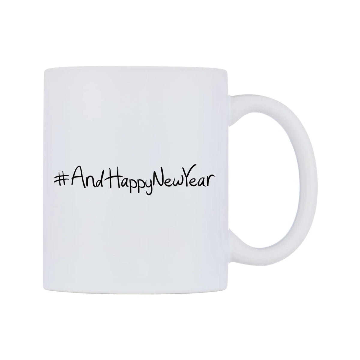 AndHappyNewYear Mug — mug, left side, on a white background
