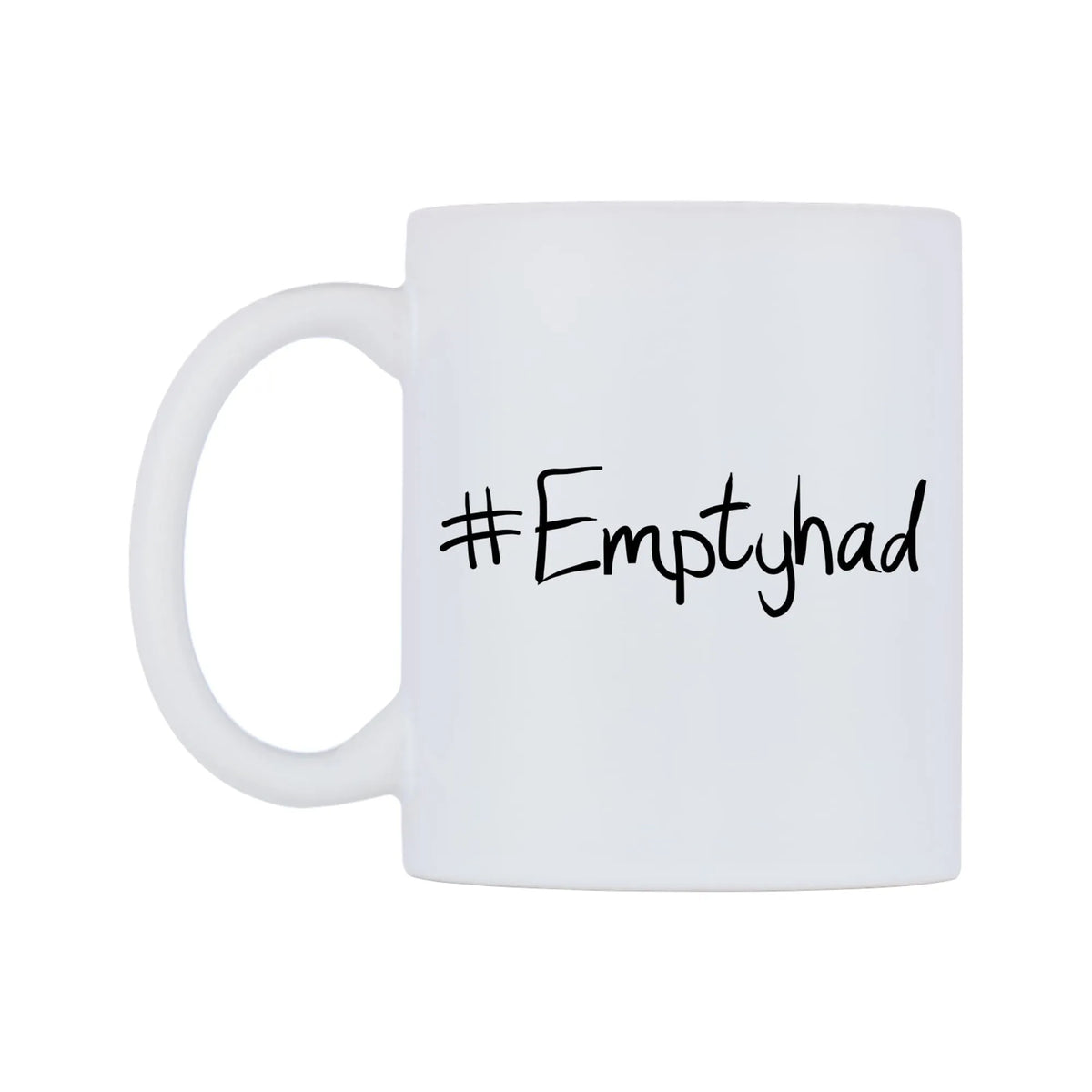 Emptyhad Mug — mug, right side, on a white background
