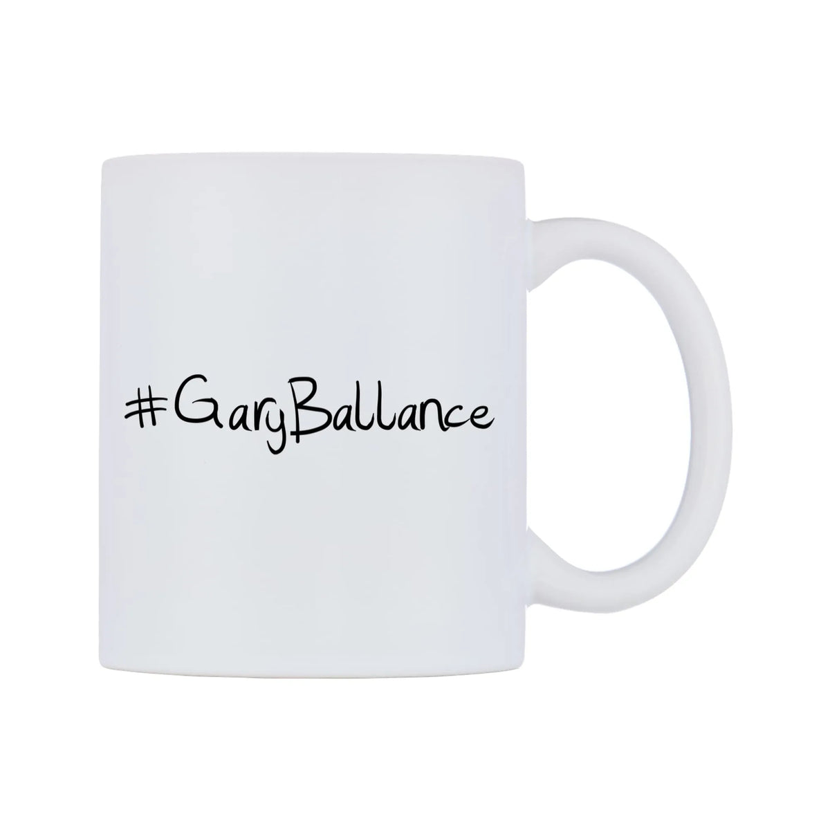 GaryBallance Mug — mug, left side, on a white background