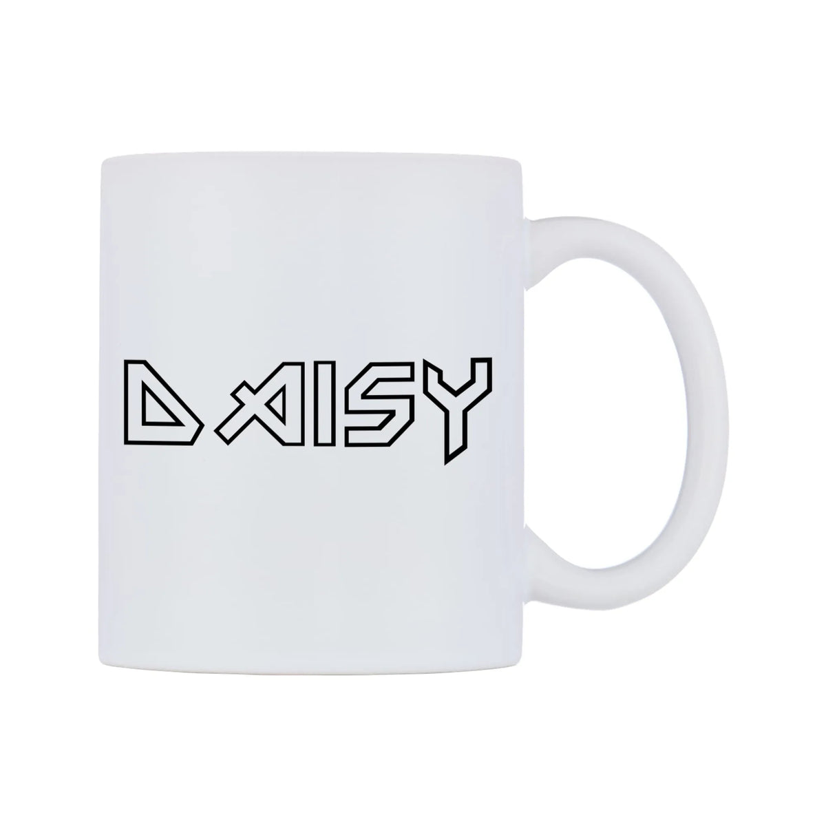 Daisy - Iron Maiden Themed Mug — white 11oz gloss mug, left side, on a white background