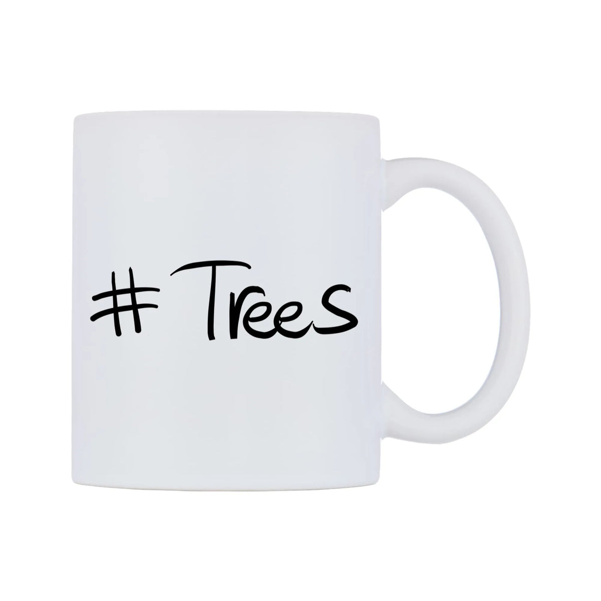 Trees Mug — mug, left side, on a white background