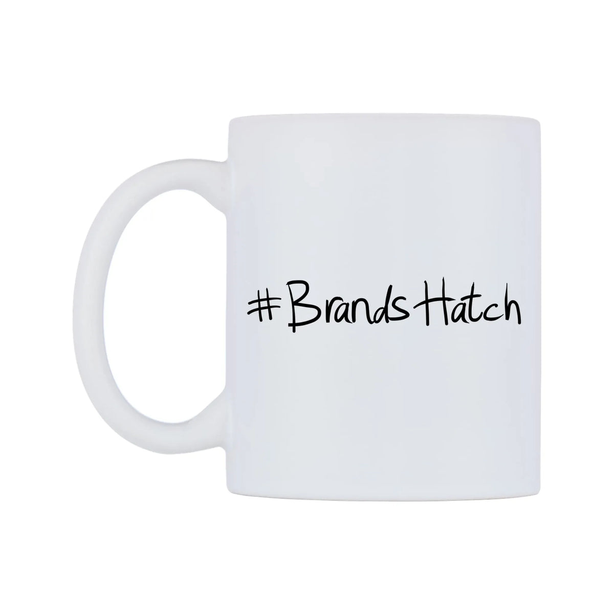 BrandsHatch Mug — mug, right side, on a white background