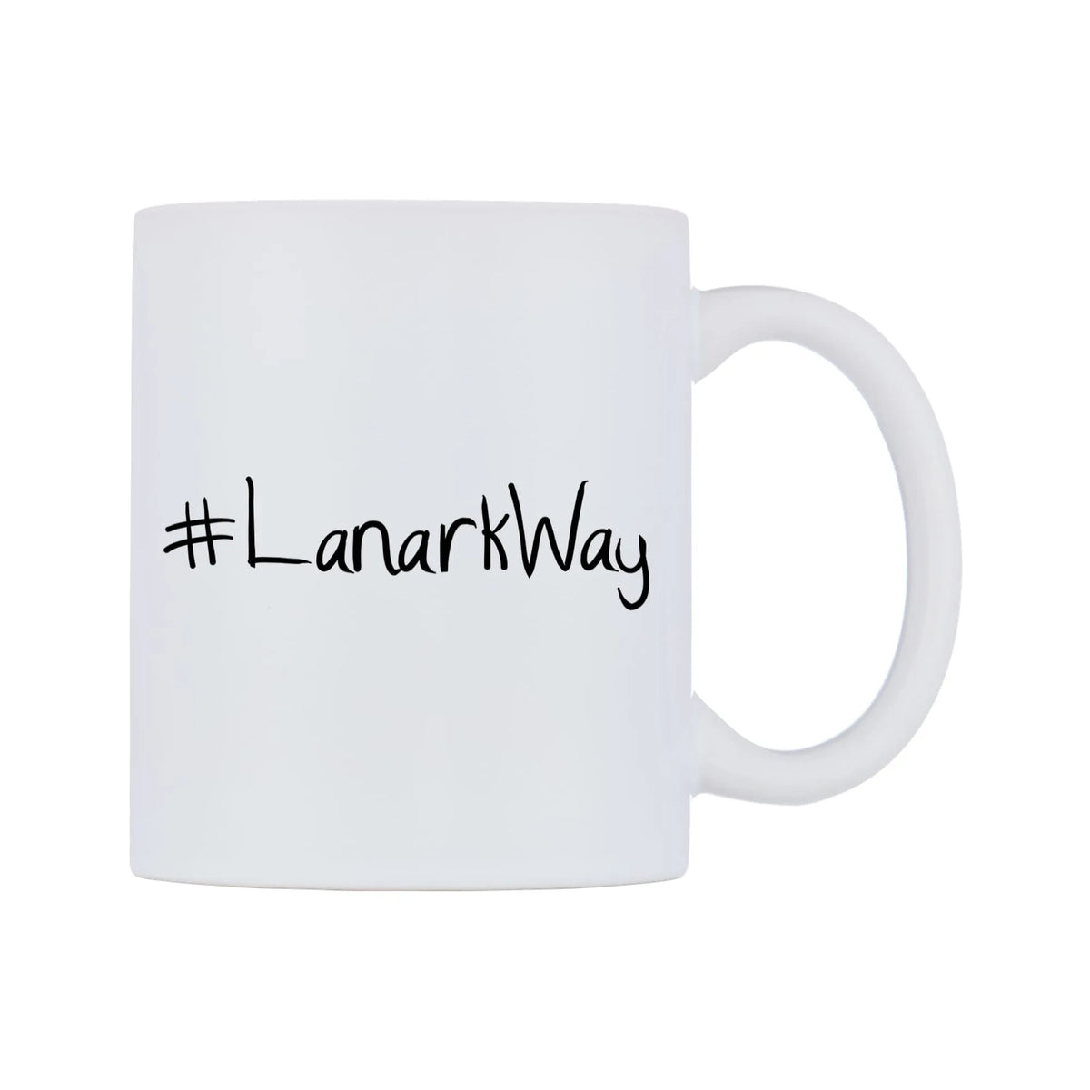 LanarkWay Mug — mug, left side, on a white background