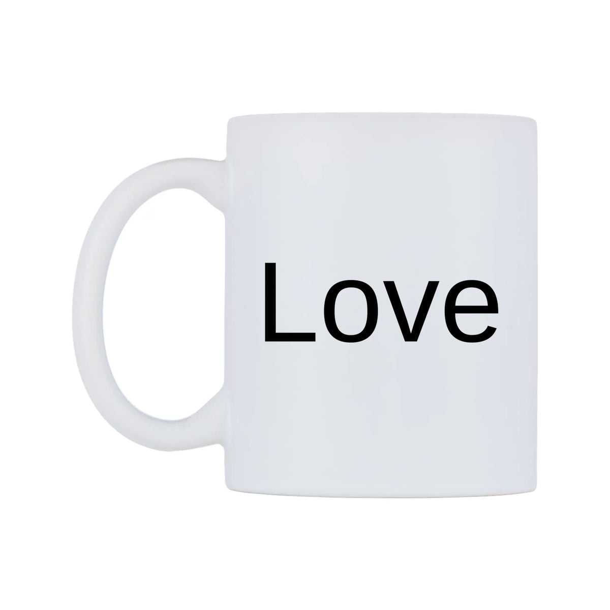 Love Mug — mug, right side, on a white background