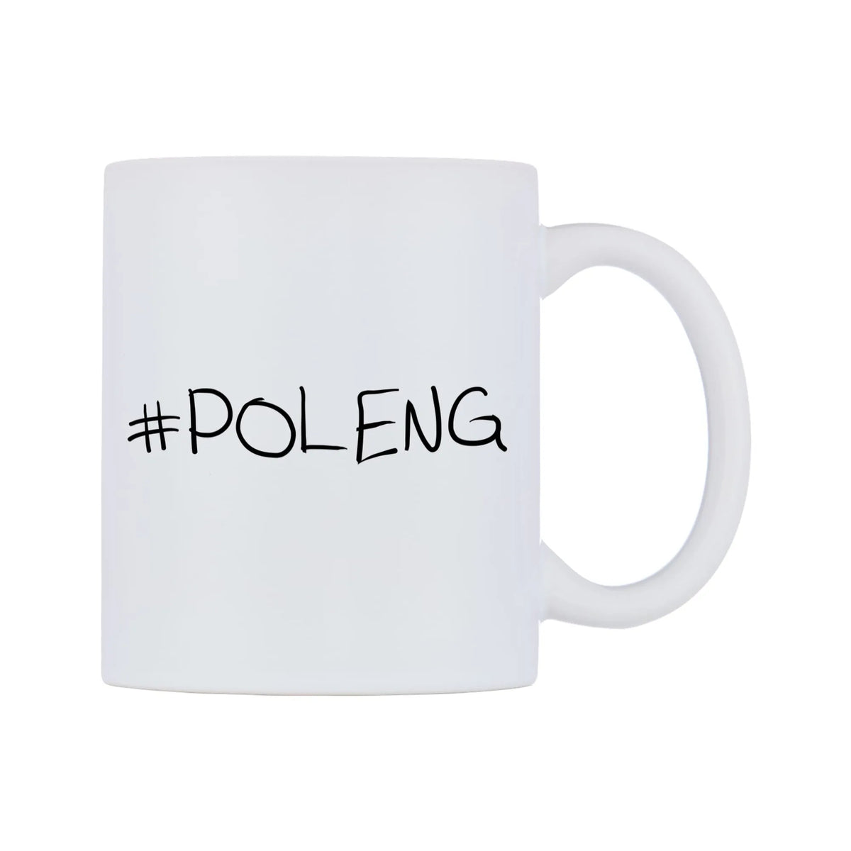 POLENG Mug — mug, left side, on a white background
