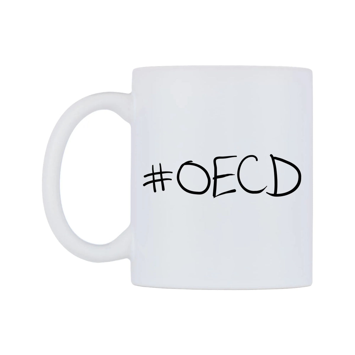 OECD Mug — mug, right side, on a white background