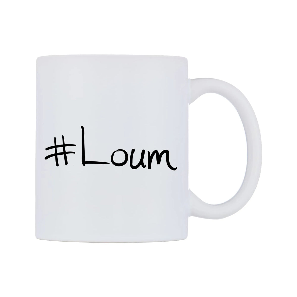 Loum Mug — mug, left side, on a white background