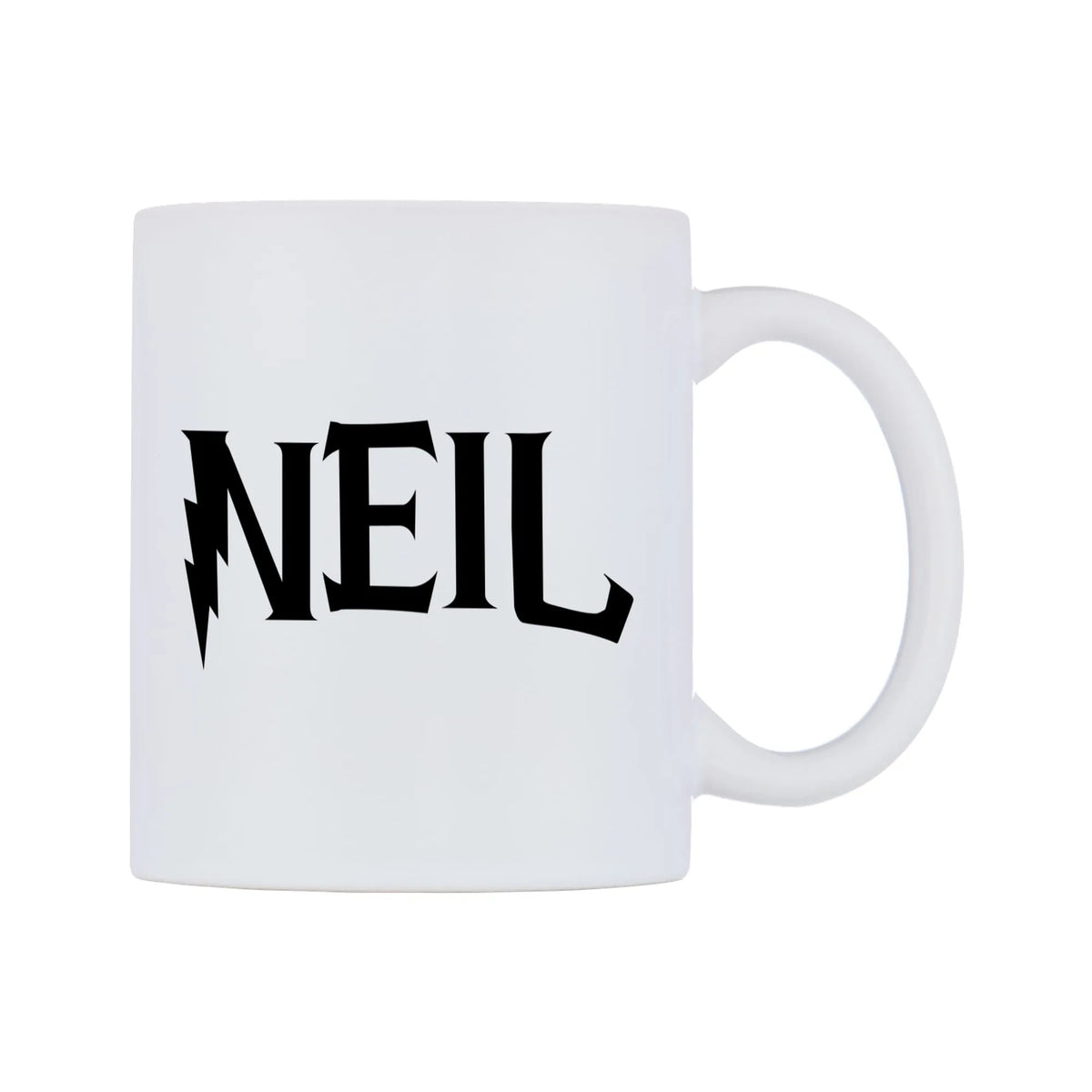 Neil - Wizard Themed Mug — white 11oz gloss mug, left side, on a white background