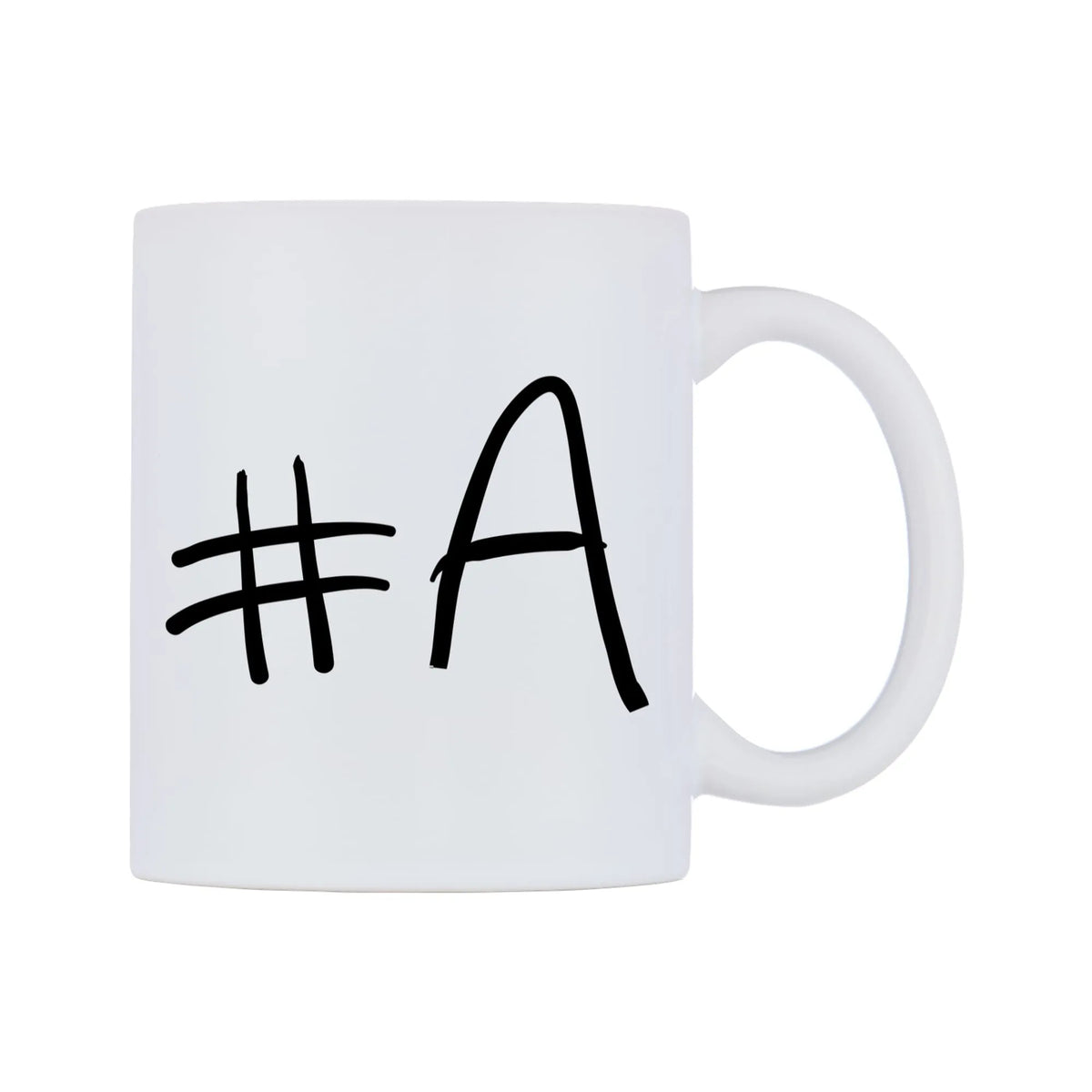 £500MORE Mug — mug, left side, on a white background