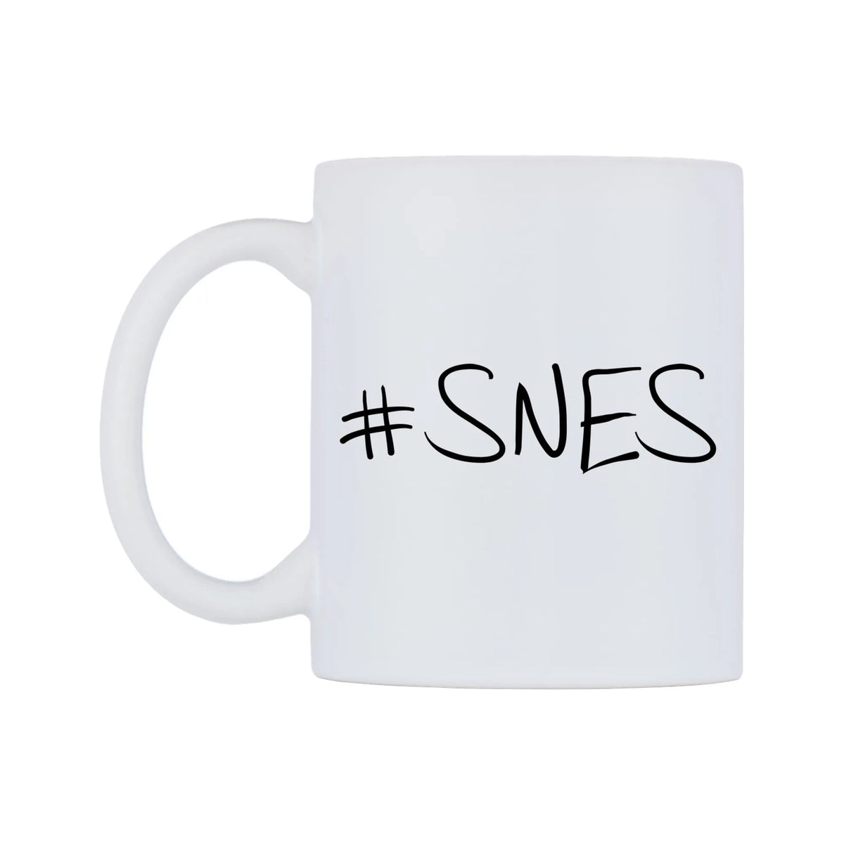 SNES Mug — mug, right side, on a white background