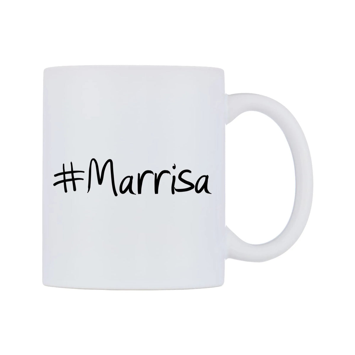 Marrisa Mug — mug, left side, on a white background