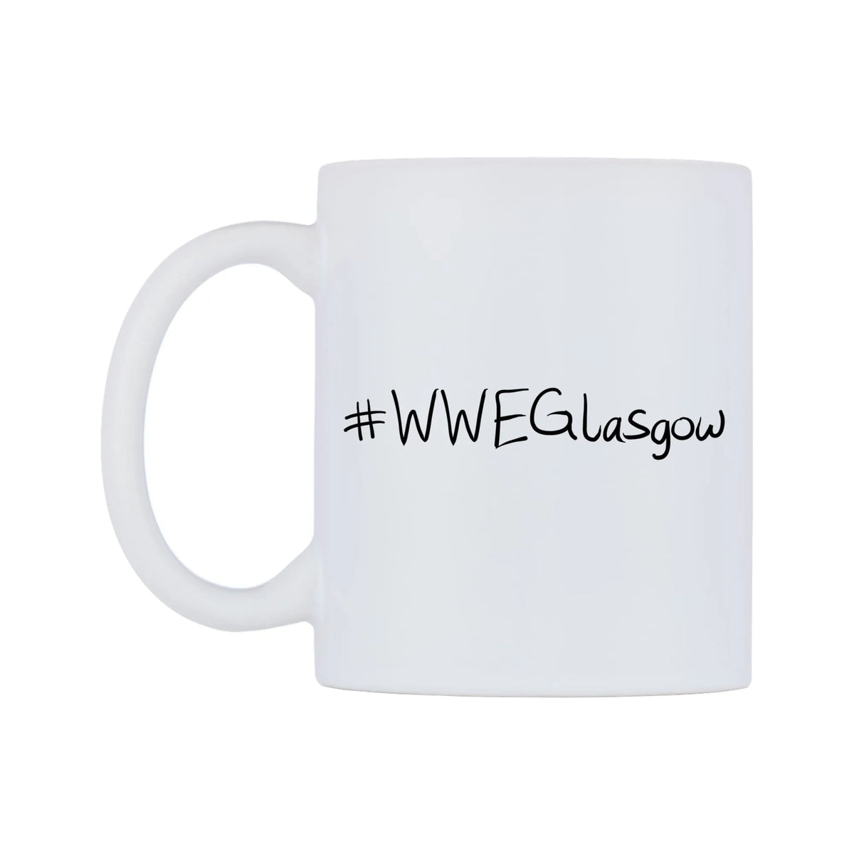 WWEGlasgow Mug — mug, right side, on a white background