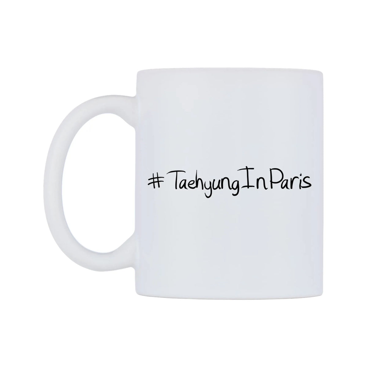 TaehyungInParis Mug — mug, right side, on a white background