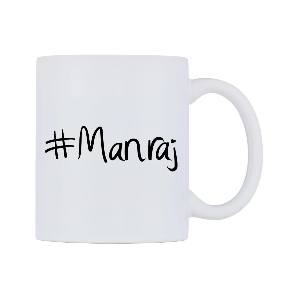 Manraj Mug — mug, left side, on a white background